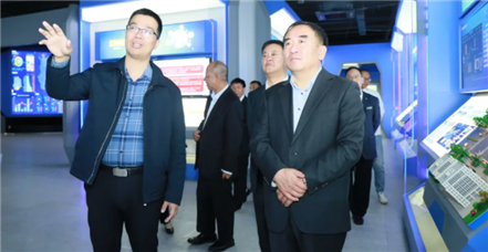 吉林省白山市副市长全洪宝一行莅临罗普特科技集团考察指导