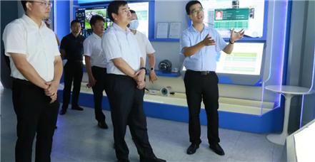 黄石市委常委、大冶市委书记郝胜勇一行莅临罗普特集团考察指导