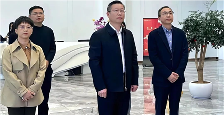 江西省德兴市委副书记、市政府市长陈武军一行莅临罗普特集团考察指导