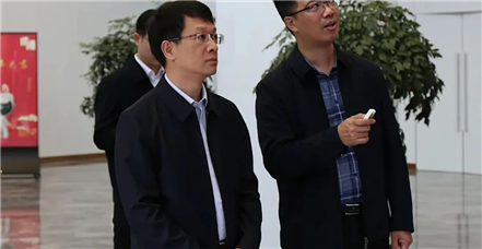安徽省淮北市相山区委书记朱龙一行莅临罗普特集团考察指导