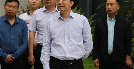 湖北省荆州市委常委、组织部部长、荆州高新区党工委第一书记李水彬一行莅临罗普特集团考察指导