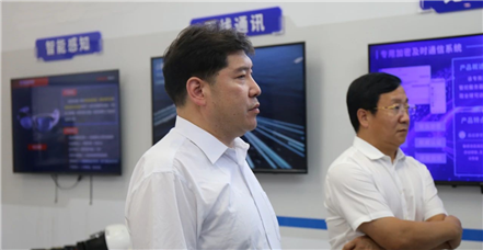 河北省廊坊市委常委、政法委书记邢晟一行莅临罗普特集团考察指导