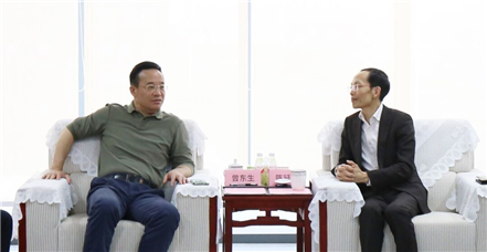 厦门市海洋发展局局长曾东生一行莅临罗普特调研指导