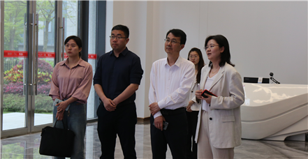 安徽省淮北市烈山区区委书记李明一行莅临罗普特集团考察指导