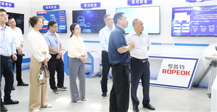安徽省安庆市迎江区政府区长汪世平一行莅临罗普特考察
